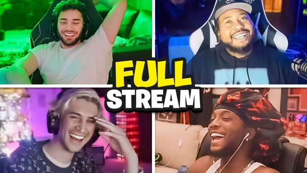 Adin Ross & DJ Akademiks & xQc & YourRage Full Stream