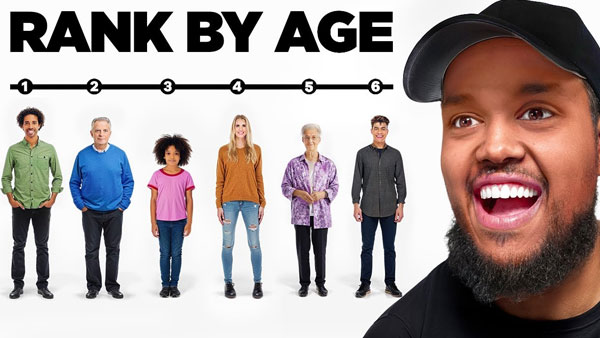 Ranking Strangers from Oldest To Youngest